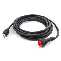 Zeronoise кнопка одинарная для переговорного устройства (USB), черный / красный