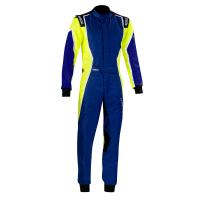 Sparco X-Light K комбинезон для картинга детский, темно-синий / желтый неоновый, 130
