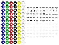 Наклейки на руль Ascher Racing B16/B24/F28/F64