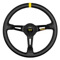 Momo Model 08 руль для автоспорта (кожа), 350 мм, вылет 85 мм, черный