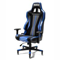 Sparco Trooper кресло игровое, черный / синий