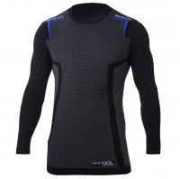Sparco K-Carbon футболка для картинга (длин. рукав), черный, XXS 