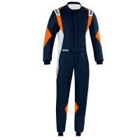 Sparco Superleggera R564 комбинезон для автоспорта, темно-синий / оранжевый, 48