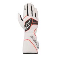 Alpinestars Tech-1 Race V2 перчатки для автоспорта, юелый / черный / красный, S