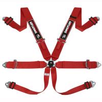 Sandtler ремни безопасности, 6 точек, 3-3", сталь, красный