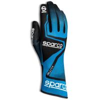 Sparco Rush перчатки для картинга детские, голубой / черный, 4