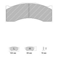 Ferodo Racing FRP3157 колодки тормозные, состав колодок "G" (DS 3.12), черный