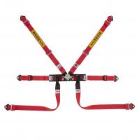 Sabelt Lightweight Formula 2 ремни безопасности, 6 точек, 2-3", сталь, красный