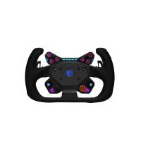 Cube Controls GT PRO V2 – Reparto Corse Zero руль для симрейсинга, кожа, 2 лепестка, черный