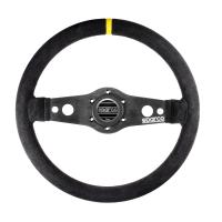 Sparco R215 Flat руль для автоспорта (замша), 350 мм, без вылета, черный