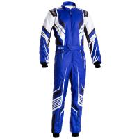 Sparco Prime K комбинезон для картинга, синий / черный / белый, 44