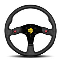 Momo Model 80 руль для автоспорта (кожа), 350 мм, вылет 33 мм, черный