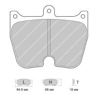 Ferodo Racing FRP3045 колодки тормозные, состав колодок "R" (DS 3000), черный