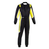 Sparco Sprint Pro комбинезон для автоспорта, черный / желтый неоновый, 48