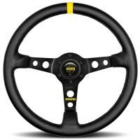 Momo Model 07 руль для автоспорта (кожа), 350 мм, вылет 70 мм, черный