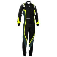 Sparco Kerb Lady комбинезон для картинга детский, черный / серый / желтый неоновый, 120