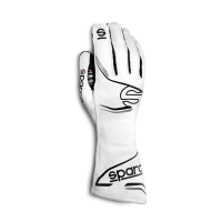 Sparco Arrow+ перчатки для автоспорта, белый / черный, XXS