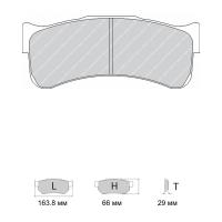 Ferodo Racing FRP3031 колодки тормозные, состав колодок "GB" (DS 3.12), черный