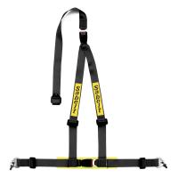 Sabelt ремни безопасности, 3 точки, 3" Bolt in, с накладками, черный