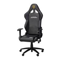 OMP Lamborghini кресло офисное (кожа), черный