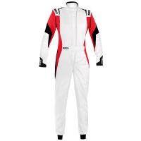 Sparco Competition Lady R567 комбинезон для автоспорта женский, белый / красный / черный, 38