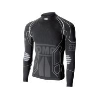 OMP KS Winter Shirt футболка для картинга (длин. рукав), черный, S / M