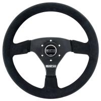 Sparco R323 руль для автоспорта (замша), 330 мм, вылет 39 мм, черный