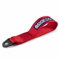 Sparco  петля буксировочная (FIA), красный