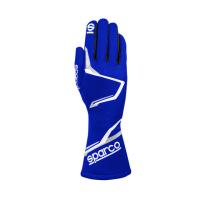 Sparco Land + перчатки для автоспорта, синий / белый, XS