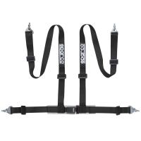 Sparco 04604BM1 ремни безопасности, 4 точки, 2", черный