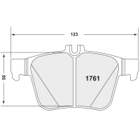 Performance Friction 1761 колодки тормозные