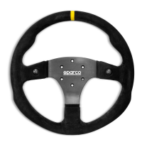 Sparco R330B руль для автоспорта (замша), 330мм, без вылета, черный