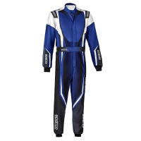 Sparco Prime K Advanced комбинезон для картинга детский, синий / белый / черный, 120
