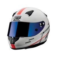 OMP KJ-8 Evo шлем для картинга , белый / красный, XS