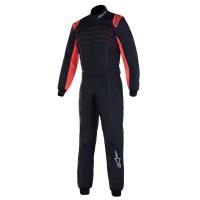 Alpinestars KMX-9 V3 S комбинезон для картинга детский, черный / красный неоновый, 120