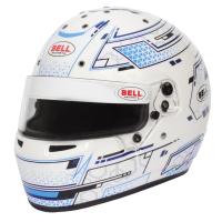 Bell RS7-K Stamina шлем для картинга, белый / голубой, S