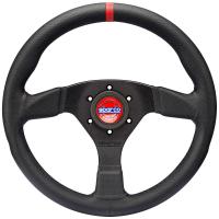 Sparco R383 Champion руль для тюнинга (кожа), 330 мм, вылет 39 мм, черный