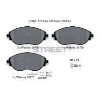 Pagid 8192 колодки тормозные, толщина 20 мм, состав SP (Street+)