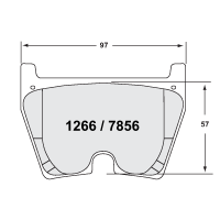 Performance Friction 7856 колодки тормозные передние