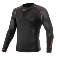 Alpinestars Ride Tech V2 футболка для картинга (длин. рукав), черный / красный, XS / S