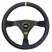 OMP WRC руль для автоспорта (кожа), 350 мм, вылет 70 мм, черный
